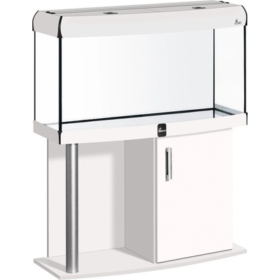 Diversa Comfort LED akvarijní set vypouklý hliník bílý 112 l