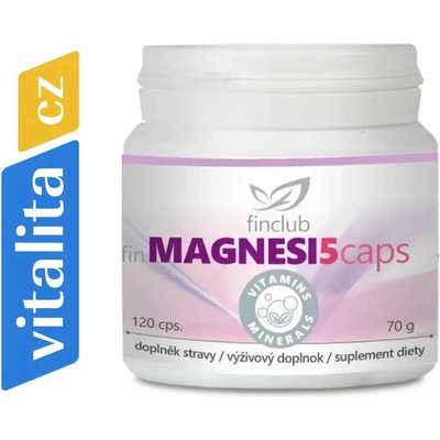 Finclub fin Magnesi5caps 120 kapslí – Hledejceny.cz