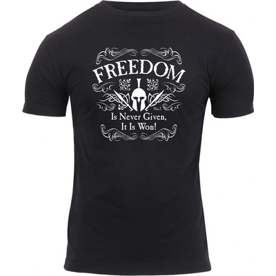 Triko ATHLETIC FIT FREEDOM krátký rukáv ČERNÉ