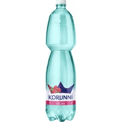 Korunní malina perlivá voda 6 x 1,5 l