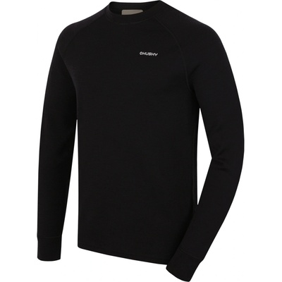 Husky merino mikina Aron black