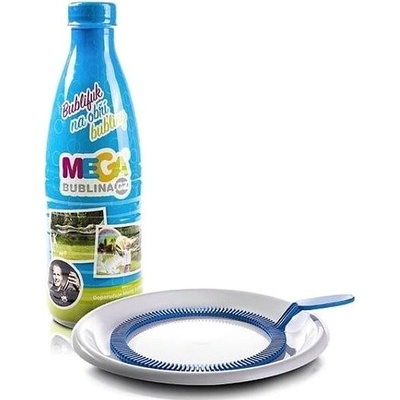 Bublifuk Megabublina mega bublifuk na veľké bubliny 1 liter + veľký krúžok