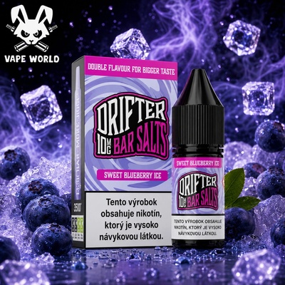 Juice Sauz Drifter Bar Salts Sweet Blueberry Ice 10 ml 10 mg