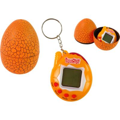 Mamido Tamagotchi v vajci, oranžová elektronická hra s malým zvieraťom