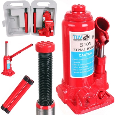 KolorTech™ Zdvihák hydraulický 2T v kufri, výška zdvihu 154 - 316mm