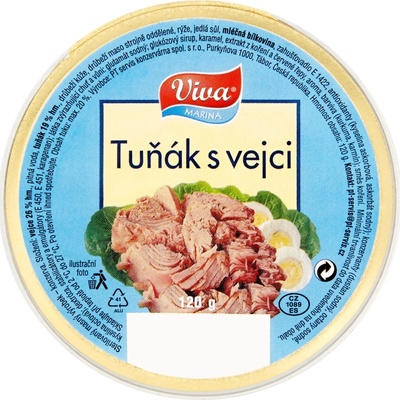 Viva Tuňák s vejci 120 g