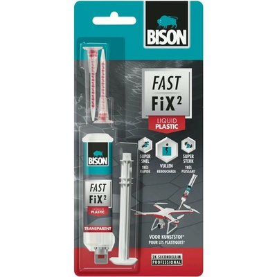Bison Vteřinové dvousložkové lepidlo Fast Fix Flex 10 g