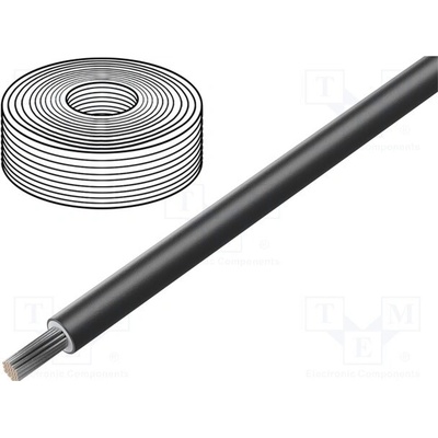 Qoltec 53853 H1Z2Z2-K 6mm² černá 100 m