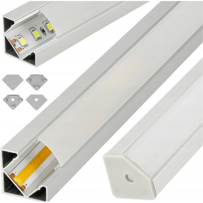 Ecolight Rohový hliníkový profil 1m EC20633