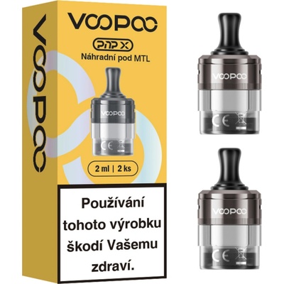 VooPoo PnP-X MTL cartridge prázdná 2ml Šedá