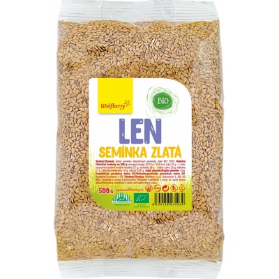 Wolfberry Len semínka zlatá BIO 500 g