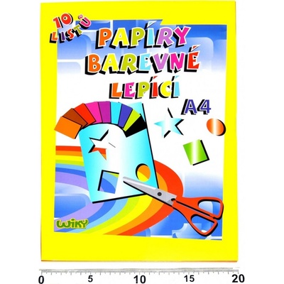 Silné barevné papíry A4 10 listů