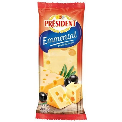 Président Emmentál sýr bloček chlaz 250 g