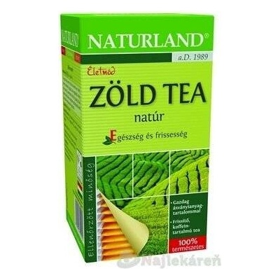 Naturland ZELENÝ ČAJ 20 x 1,5 g
