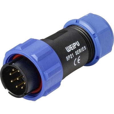Weipu SP2110 / P 9 II priemyselný kruhový konektor, 1 ks