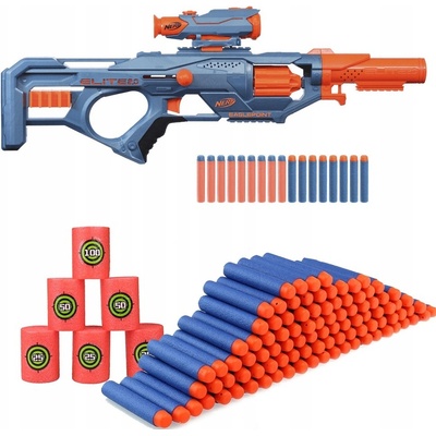 NERF ELITE 2.0 ODSTŘELOVACÍ PUŠKA 2X PISTOLE TERČ 12 ŠIPEK SADA