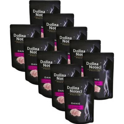 DOLINA NOTECI Prémiové krmivo pre mačky s morčacím mäsom 10x krmivo pre mačky 85 g