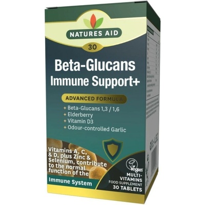 Natures Aid Beta Glukany + na podporu Imunity 30 tablet