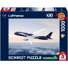 Schmidt 100 rokov spoločnosti Lufthansa špeciálne výročné farebné vyhotovenie lietadla Boeing 787-9 1000 dielov