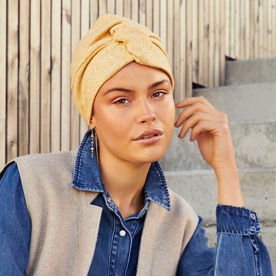 Christine Headwear Turban Viva Lilly Soft Yellow