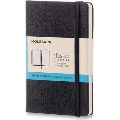 Moleskine Zápisník tvrdé desky tečkovaný černý A6 – Hledejceny.cz