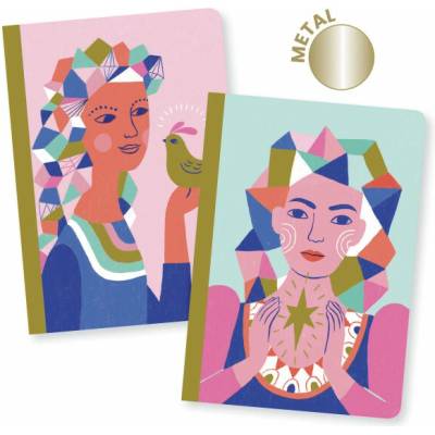 Djeco Djeco DD03597 sada designových notýsků zápisníků Sarah 2 ks