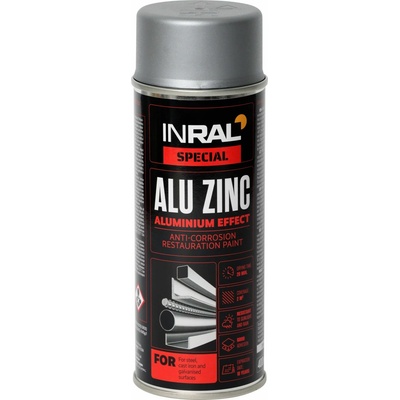 Tegra Inral antikorózny hliníkový náter v spreji 400 ml