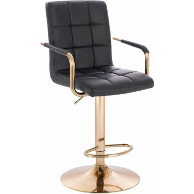 LuxuryForm Design Verona Gold na zlatom tanieri / čierna