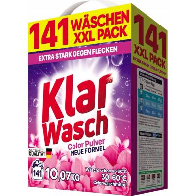 Klar Wash prášek na barevné prádlo 10,07 kg