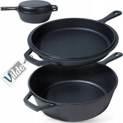 Vilde litinový hrnec + pánev SET 26/24 cm 199032