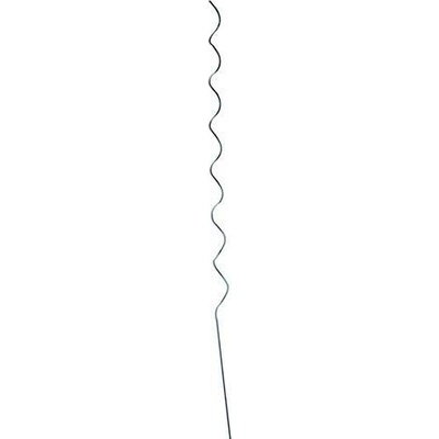 Tyč spirálová k rajčatům 7mm, 180cm, stříbrná