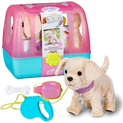 Zapf Creation BABY born Můj veselý pejsek s přepravním boxem