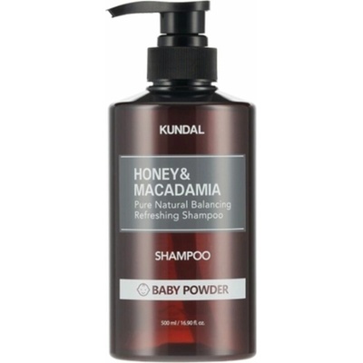 KUNDAL Přírodní šampon Honey & Macadamia Shampoo Amber Vanilla 500 ml