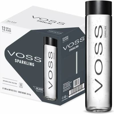 VOSS perlivá voda Sklo 12 x 800 ml