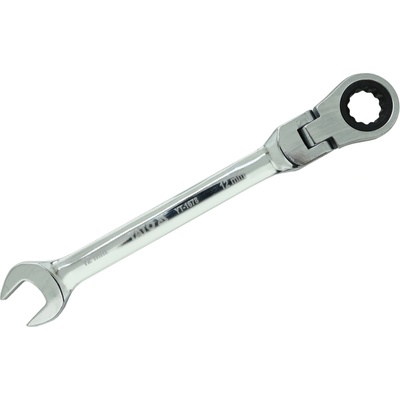 Yato Kľúč očkoplochý račňový 12 mm s kĺbom YT-1678