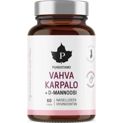 Puhdistamo Strong Cranberry + D-mannose 60 kapsúl
