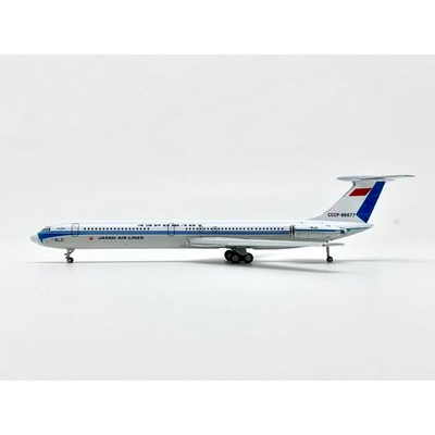 Phoenix Il62 Aeroflot "1980s White Colors With Double Blue Cheatline" with "Japan Air Lines" Tittles 1:400