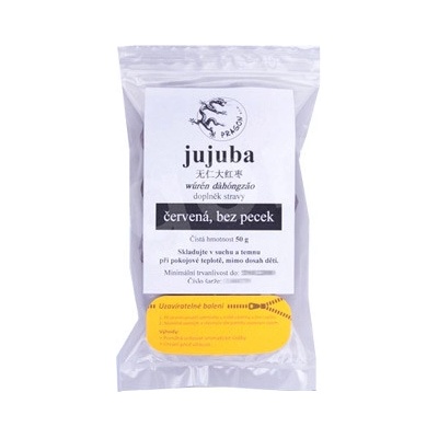 Bylinky TČM Jujuba červená bez pecek dahongzao Ziziphi fructus 50 g