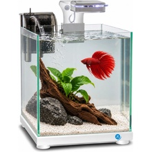 JK ANIMALS JK-A221 Akvarium biele 22×22×25 cm, 9 l