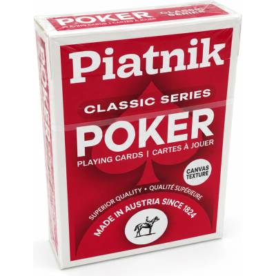 Piatnik Pokerové karty Classic Series Barva: Červená – Hledejceny.cz