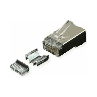 ROLine Konektor 8/8 RJ45 cat.6a/7, 10Gbit, tienený na drôt a