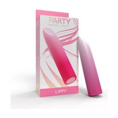Party Color Toys vibračný bullet Lippy