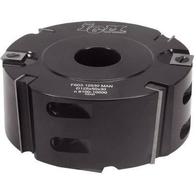 Igm Falcovací fréza 50mm šikmé zuby - D125x50 d30 Z4 V4 ALU F603-12530