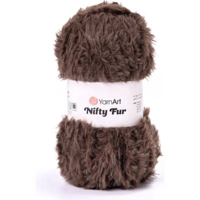 Yarn Art příze Nifty Fur 8404 tmavě hnědá