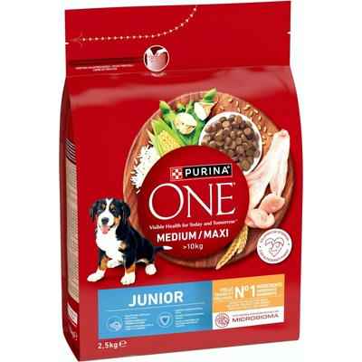 Purina One Medium/Maxi Junior Kura 2,5 kg