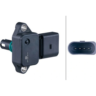 Senzor tlaku sacího potrubí HELLA 6PP 358 152-161