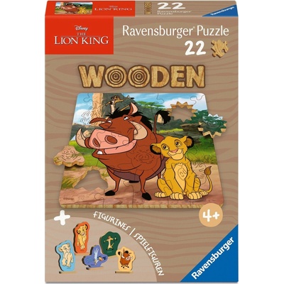 RAVENSBURGER Dřevěné Disney Lví král 22 dílků