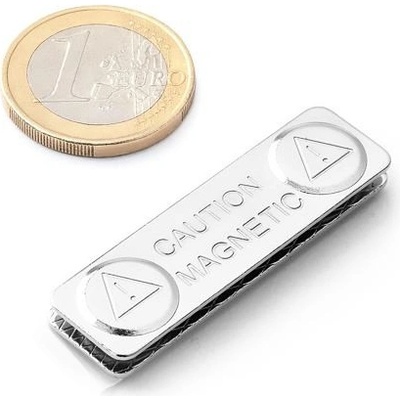 Magnetická jmenovka obdélníková, kov + magnet – Hledejceny.cz