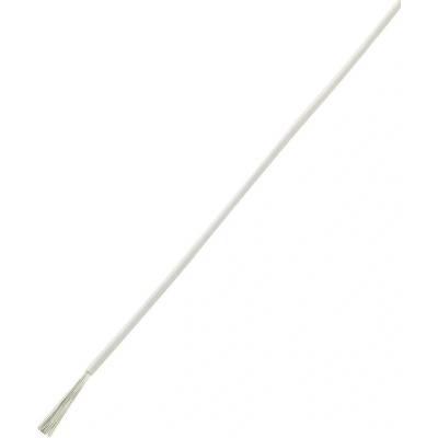 Tru Components 1572282 opletenie / lanko LiY 1 x 0.50 mm² biela 10 m