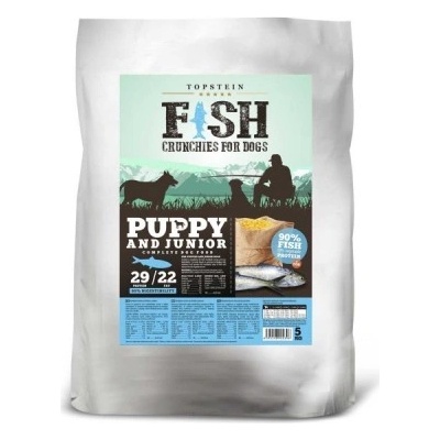 Topstein Fish Crunchies for dogs Puppy and Junior 15 kg